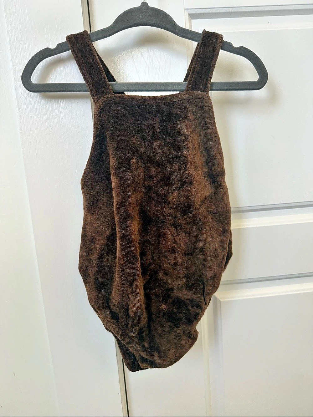 Zara Brown Baby Overalls Size 9-12 Months